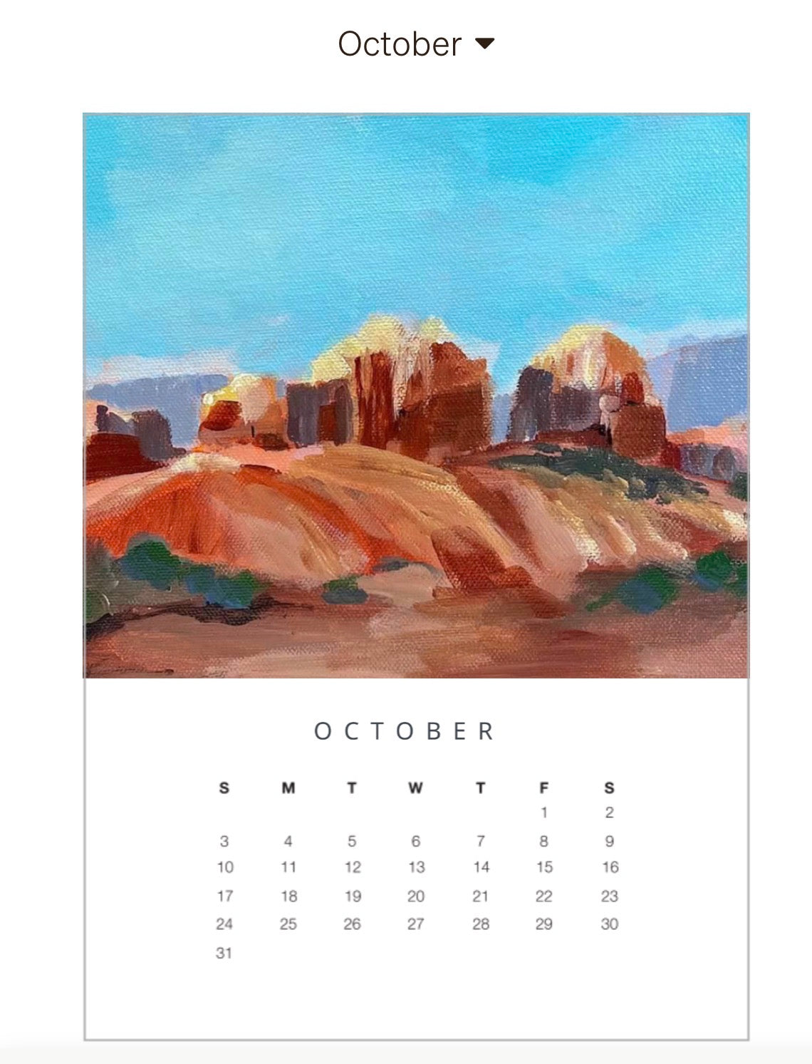 2027 EJM Atelier Calendar