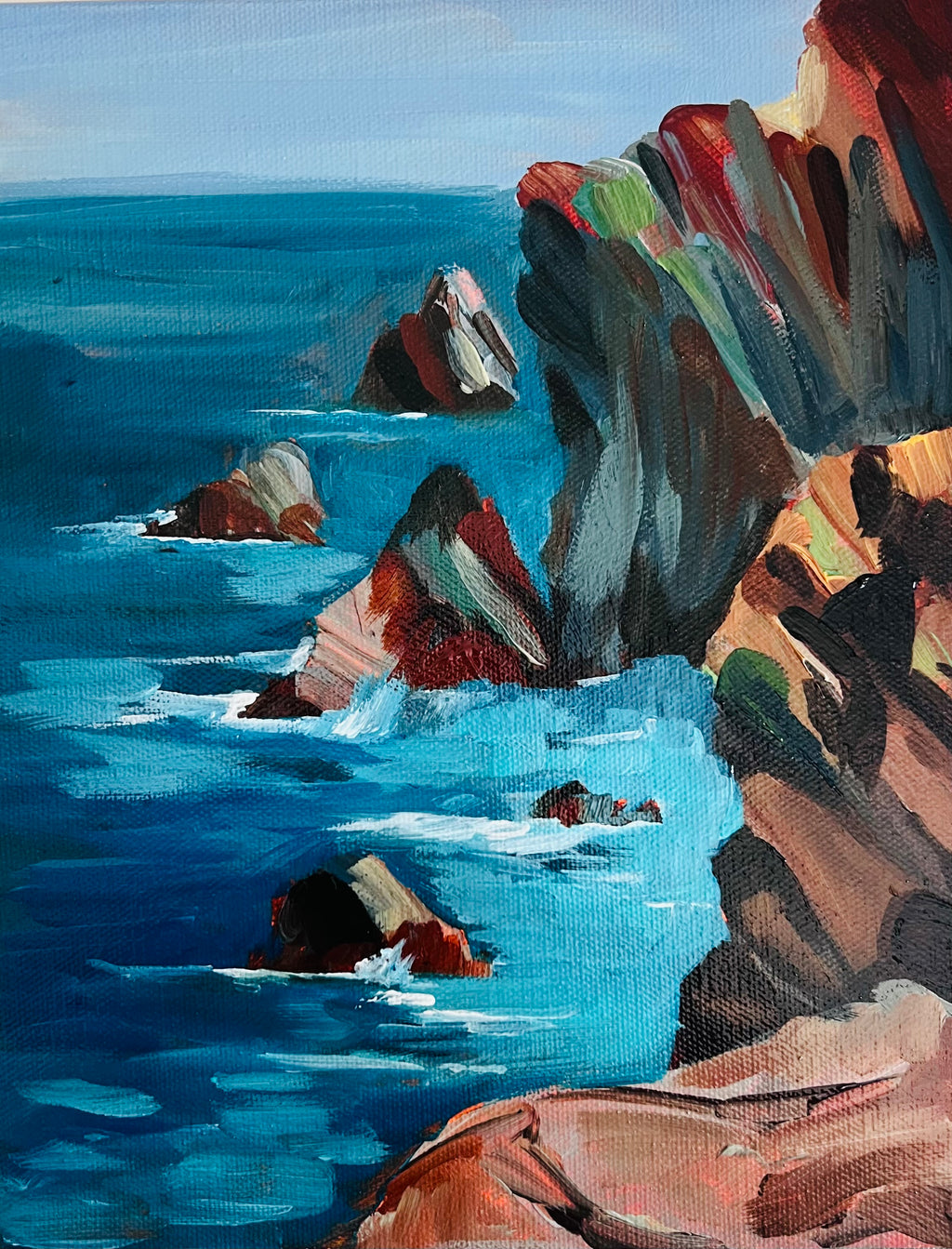 Original Painting California Coast