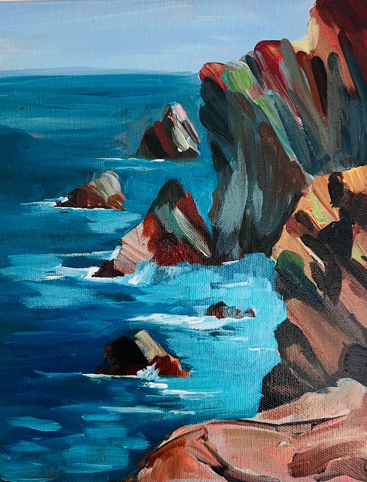 Original Painting California Coast