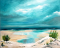 Atelier Giclée Print Museum Quality “Florida Beach Dunes Ormond Beach” Canvas 4X4 Mini