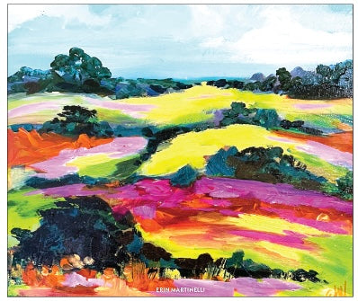 Atelier Giclée Print Museum Quality “California Super Blooms” Canvas 4X4 Mini